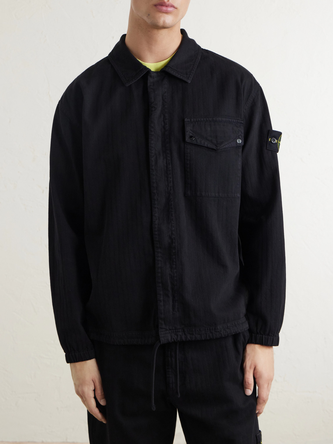 Herringbone Cotton Overshirt