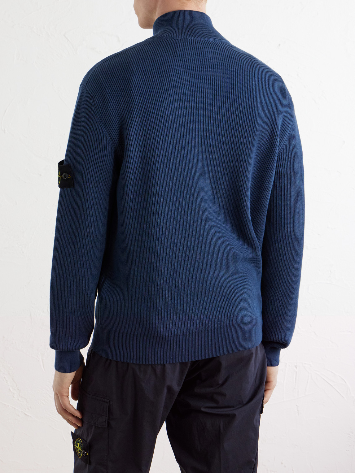Organic Cotton Zip-Up Sweater