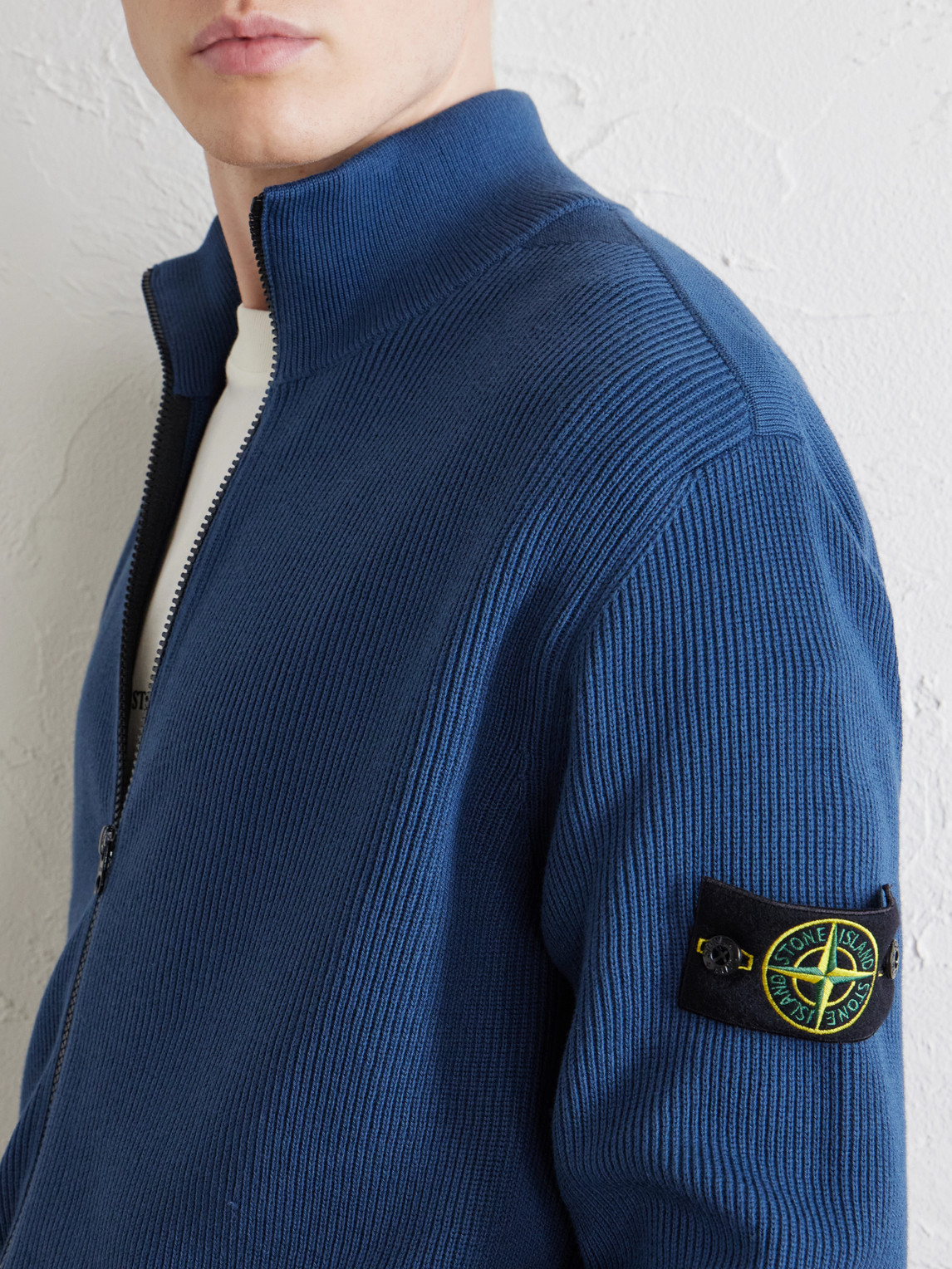 Organic Cotton Zip-Up Sweater