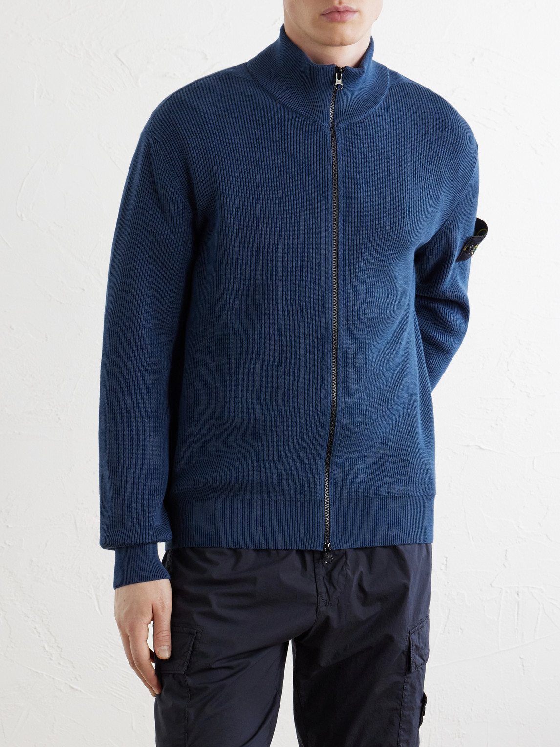 Organic Cotton Zip-Up Sweater