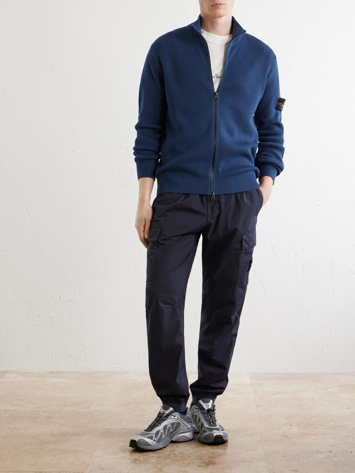 Organic Cotton Zip-Up Sweater
