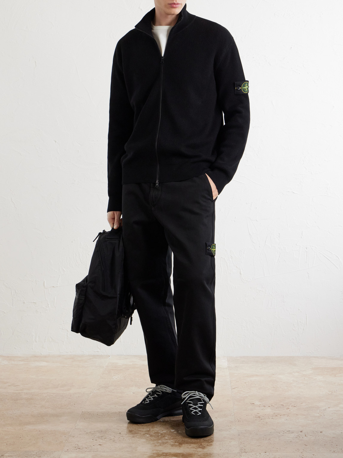 Organic Cotton Zip-Up Sweater