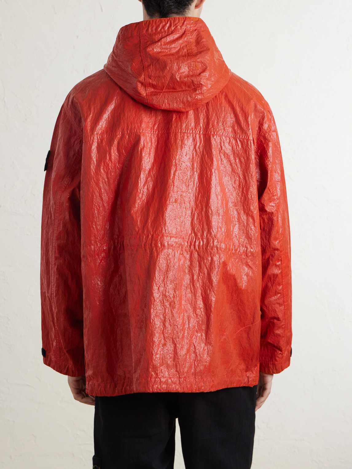Garment-Dyed Recycled Slick Nylon Tela-Tc Jacket