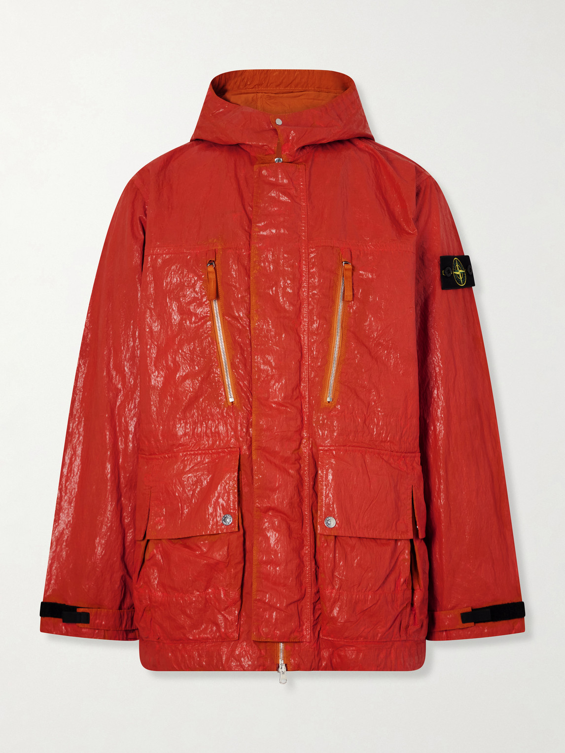Garment-Dyed Recycled Slick Nylon Tela-Tc Jacket
