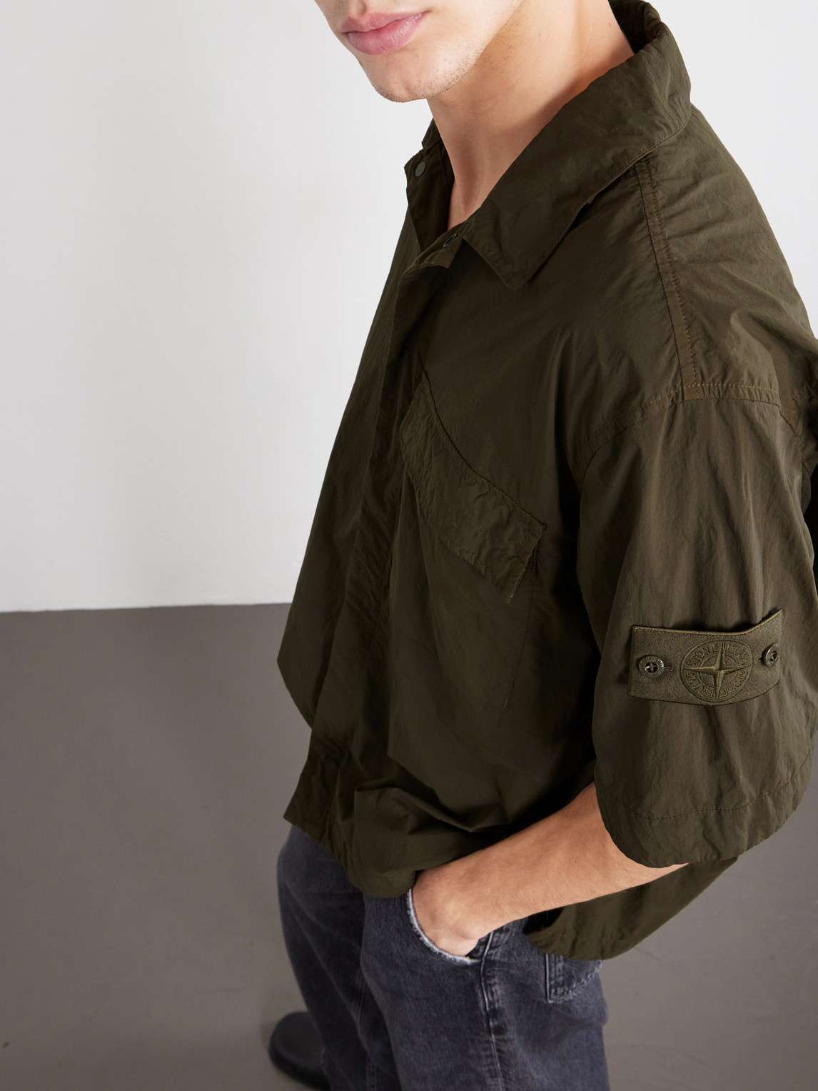 Ghost Brushed Nylon Shirt