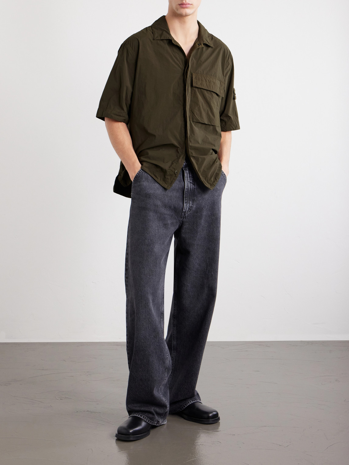Ghost Brushed Nylon Shirt