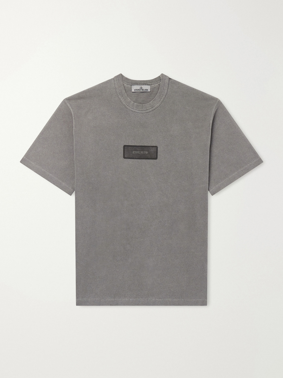 Logo-Print Mineral-Dyed Cotton-Jersey T-Shirt