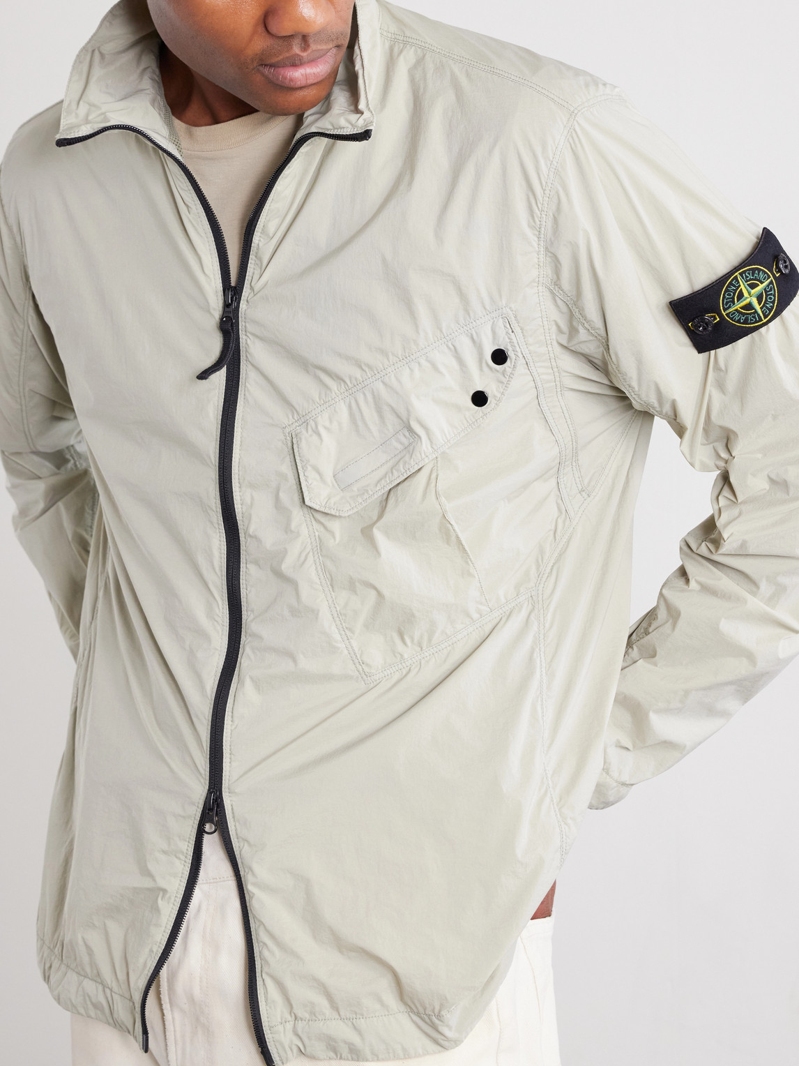 Garment-Dyed Nylon Stretch-Tc Jacket