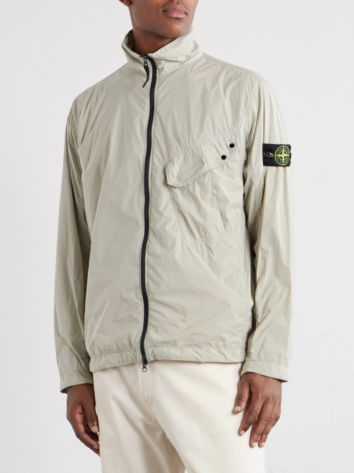 Garment-Dyed Nylon Stretch-Tc Jacket