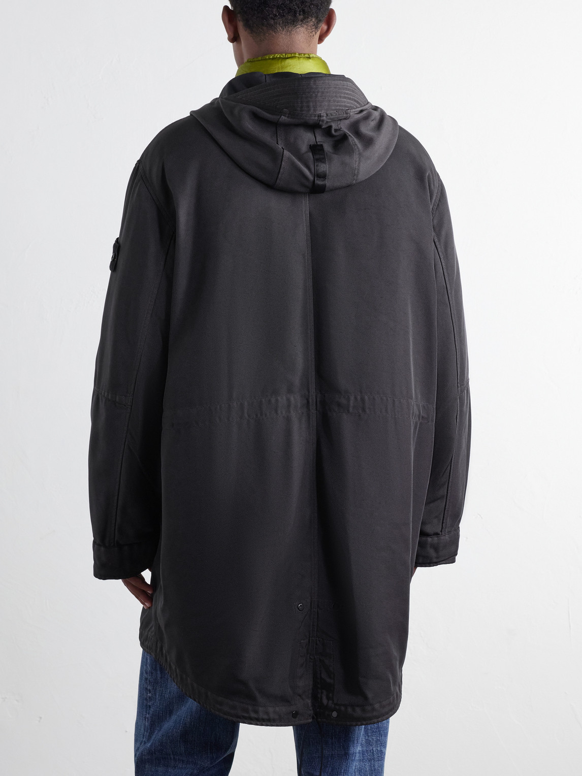 Hooded Layered Garment-Dyed Shell-Tc Parka