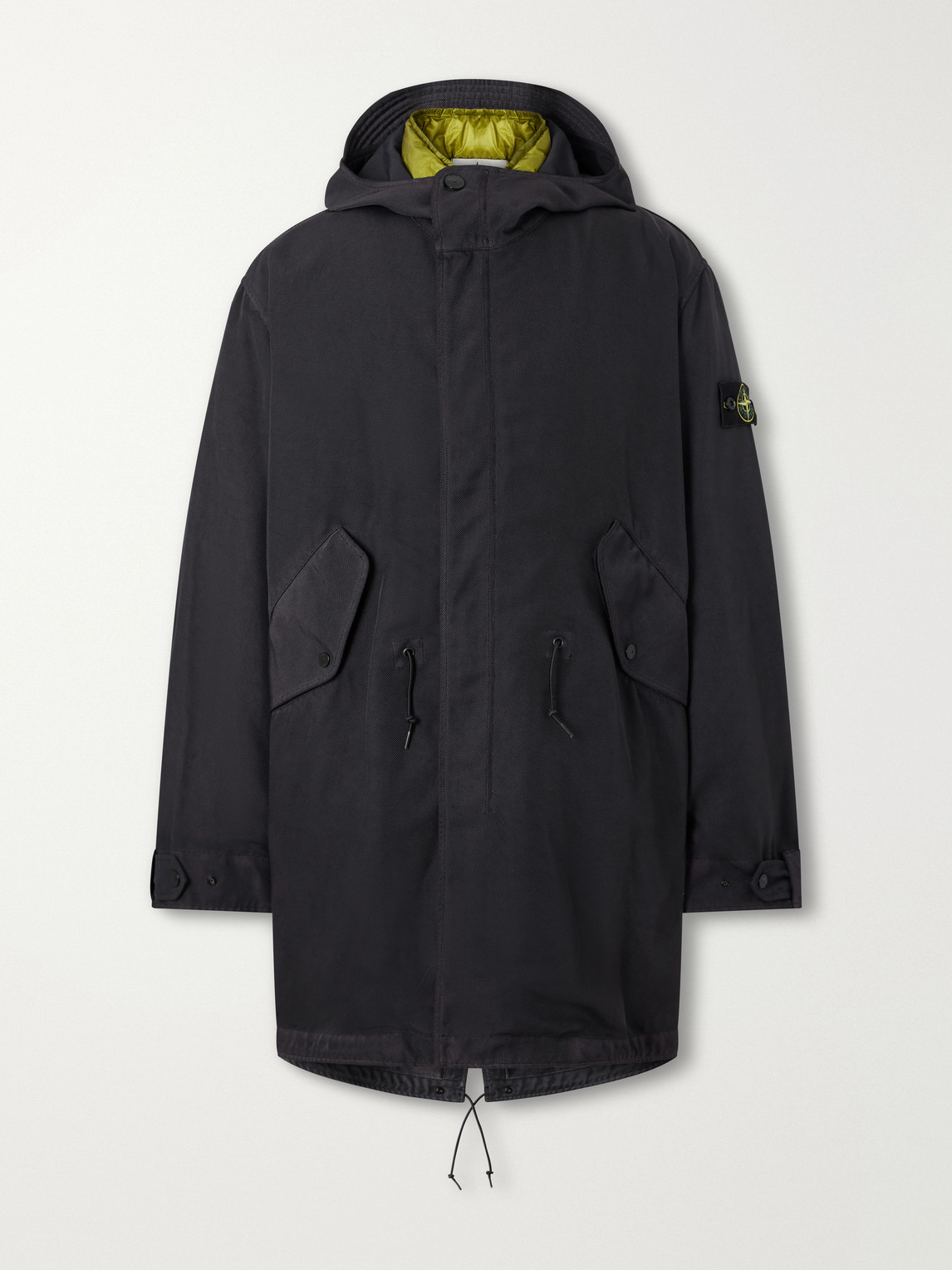 Hooded Layered Garment-Dyed Shell-Tc Parka