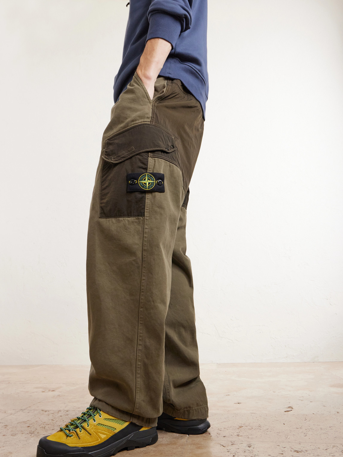 Wide-Leg Garment-Dyed Organic Panama Cotton Trousers