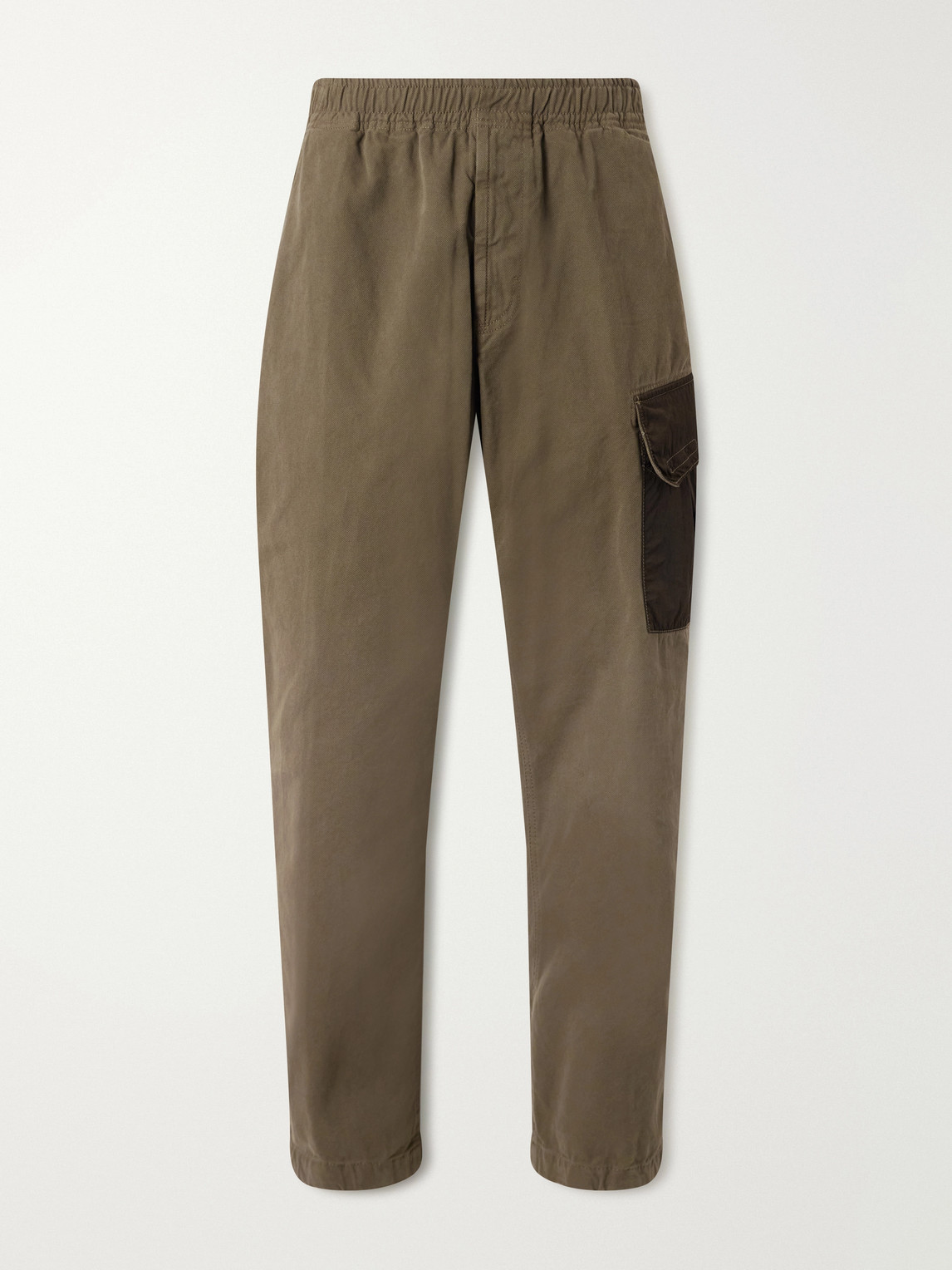 Wide-Leg Garment-Dyed Organic Panama Cotton Trousers