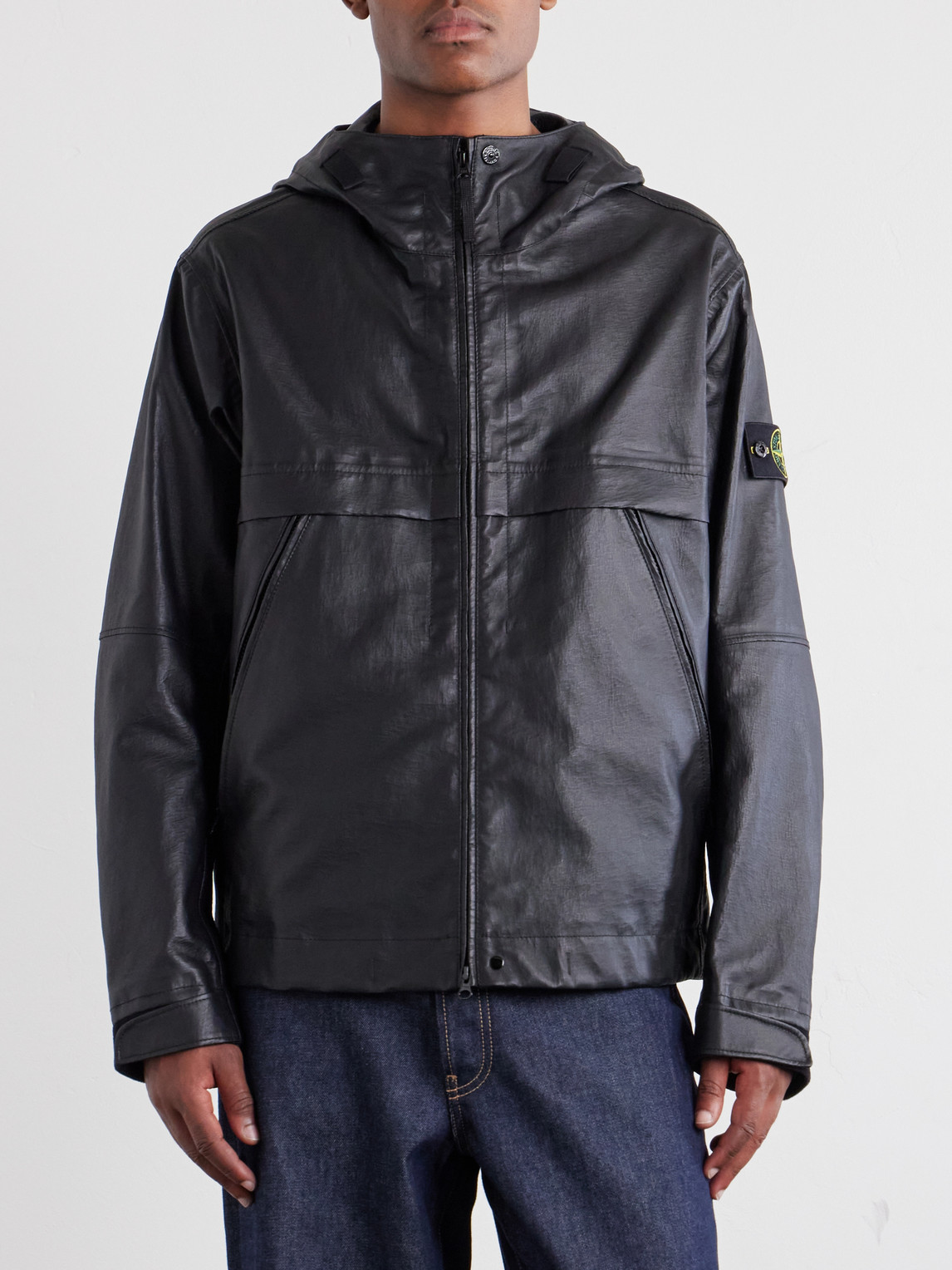 Hooded Leather