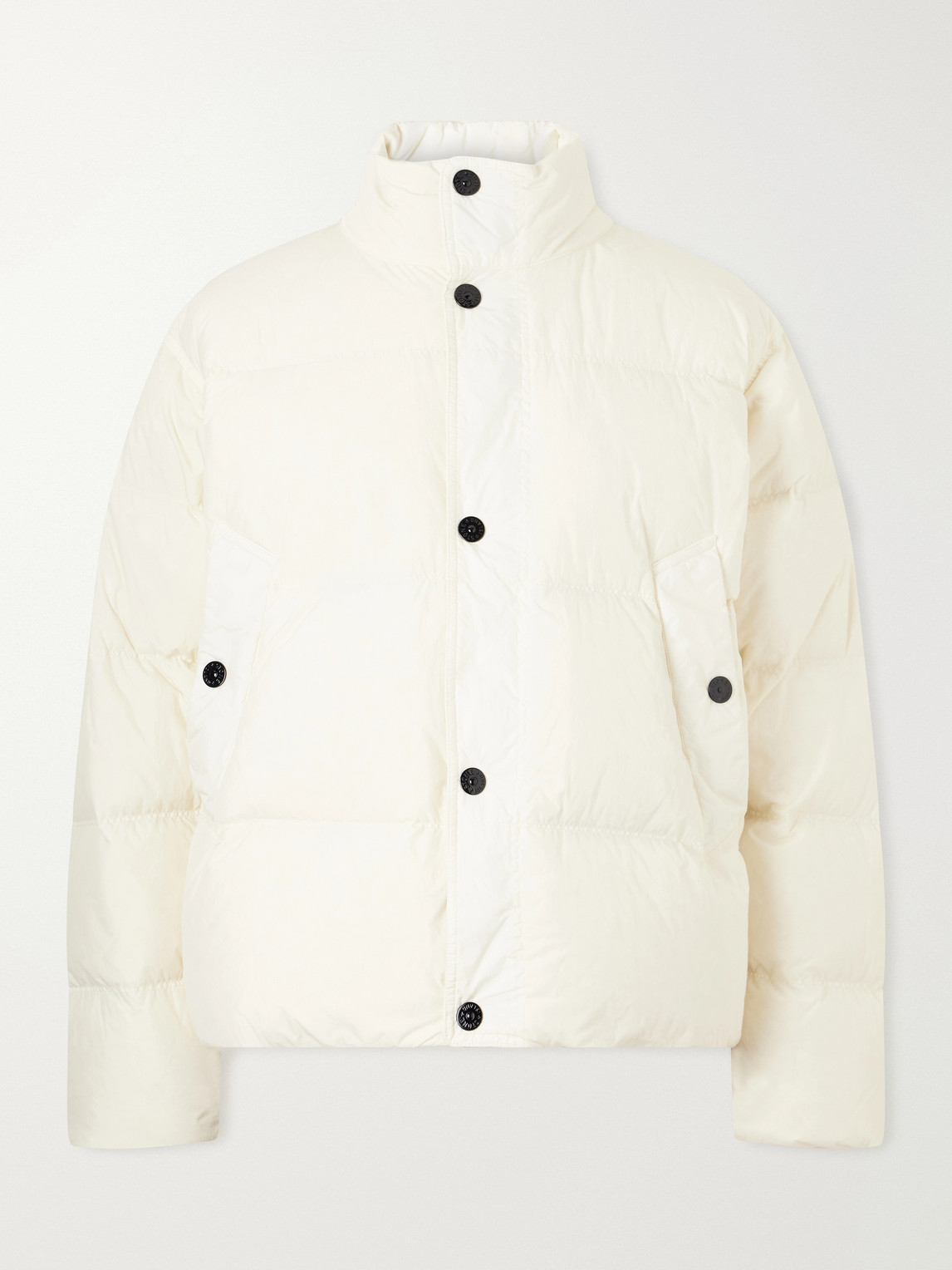 Quilted Garment-Dyed Recycled Crinkle Reps Ny Shell Down Jacket