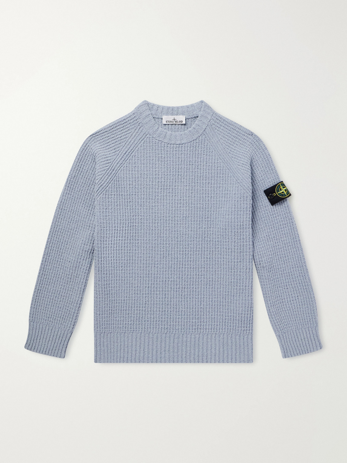 Ribbed Cotton-Blend Sweater