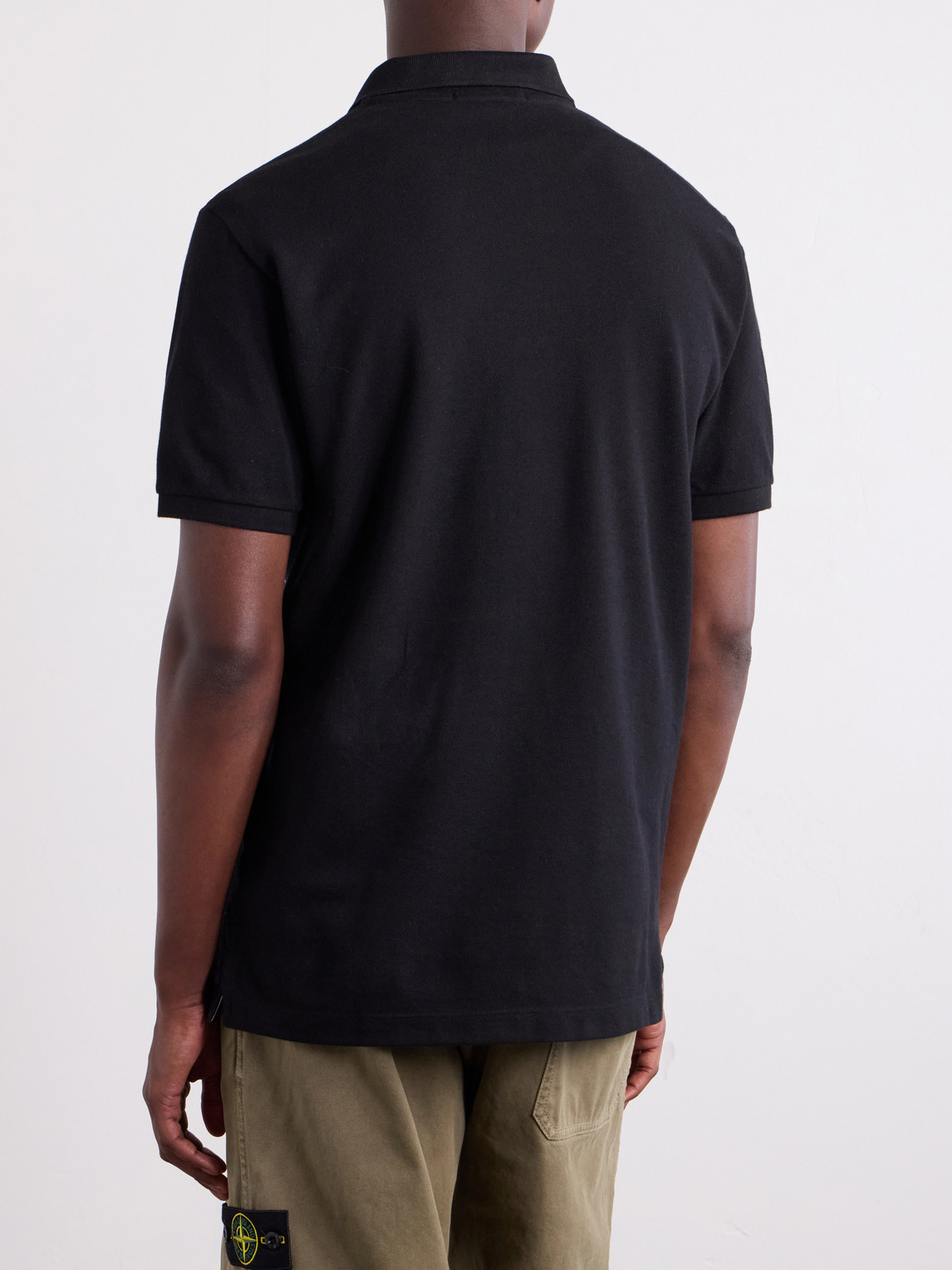 Logo-Appliquéd Organic Cotton-Piqué Polo Shirt