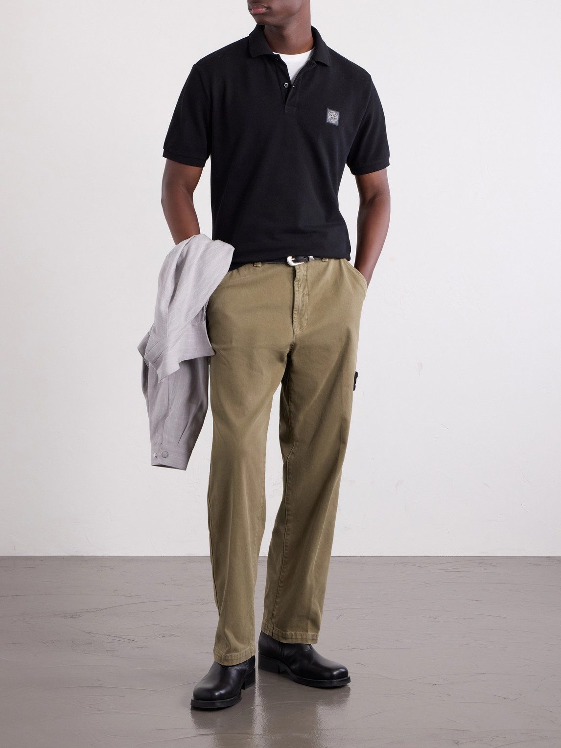 Logo-Appliquéd Organic Cotton-Piqué Polo Shirt