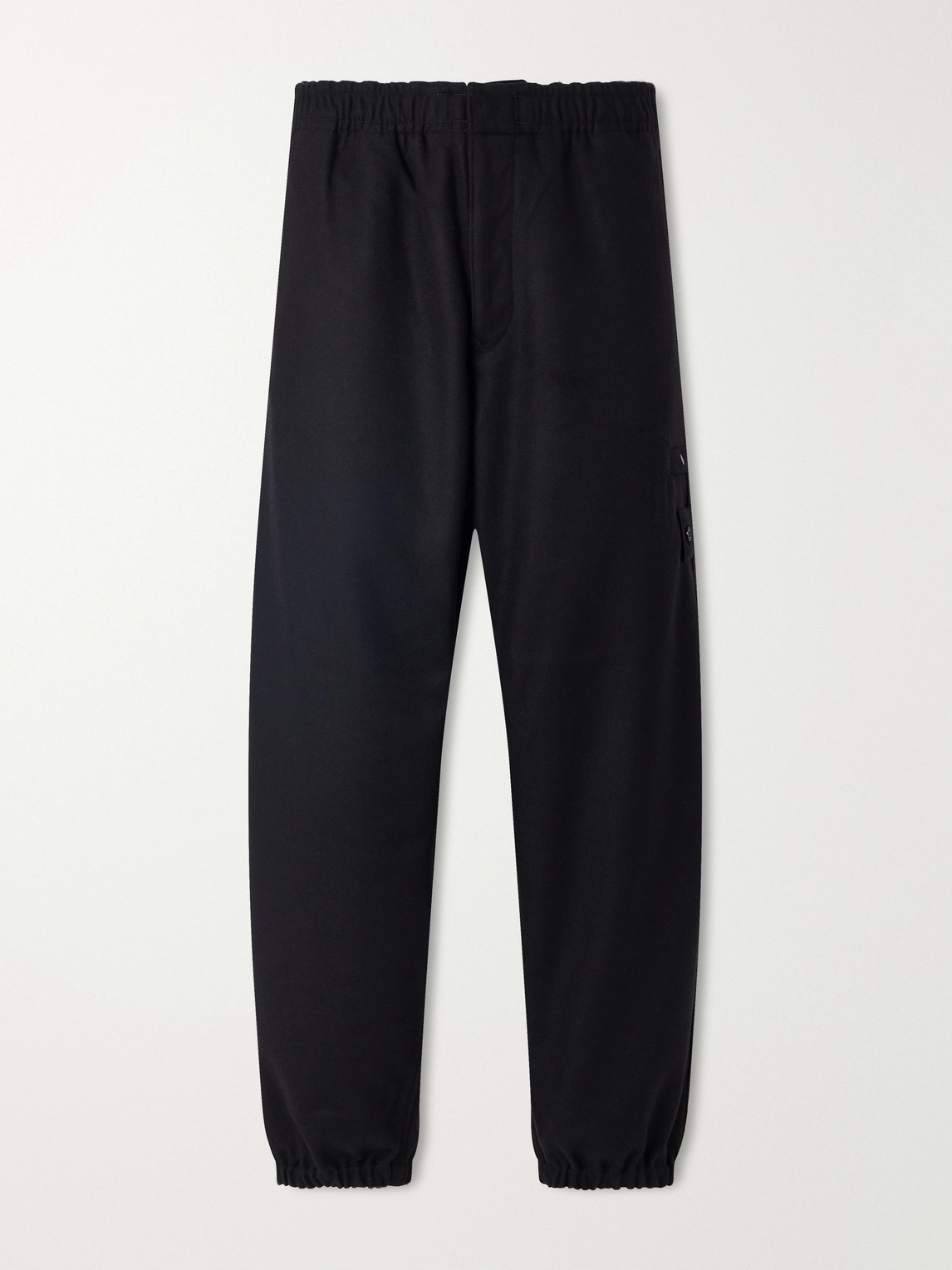 Ghost Tapered Wool And Nylon-Blend Flannel Drawstring Trousers