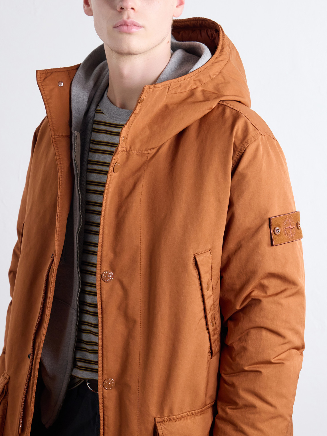 Ghost Garment-Dyed David Light-Tc Shell Down Parka