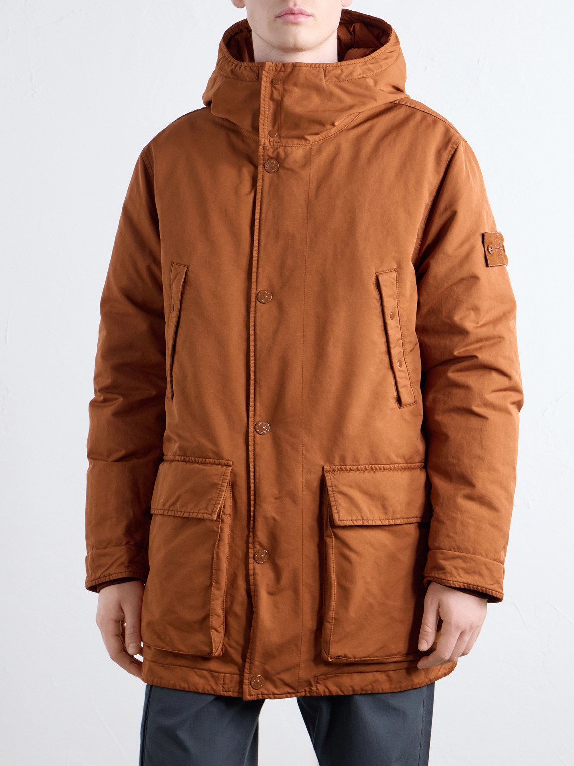 Ghost Garment-Dyed David Light-Tc Shell Down Parka