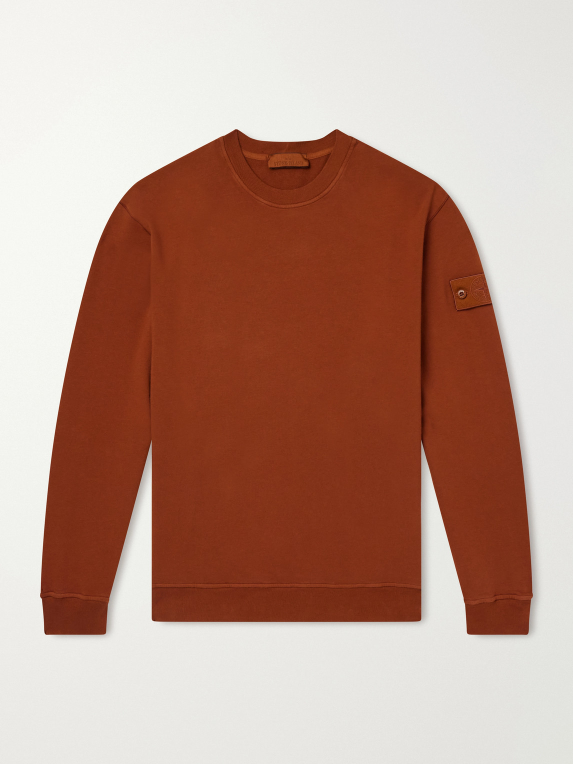 Ghost Garment-Dyed Stretch-Cotton Jersey Sweatshirt