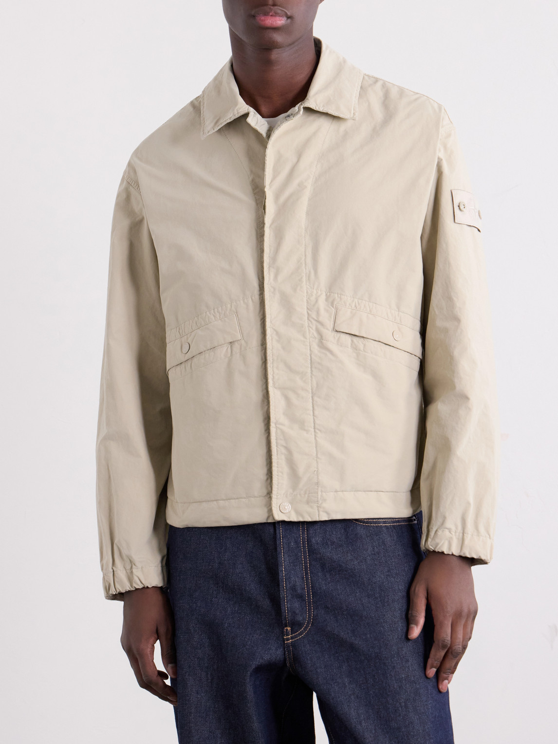 Ghost Garment-Dyed David Light-Tc Shell Jacket
