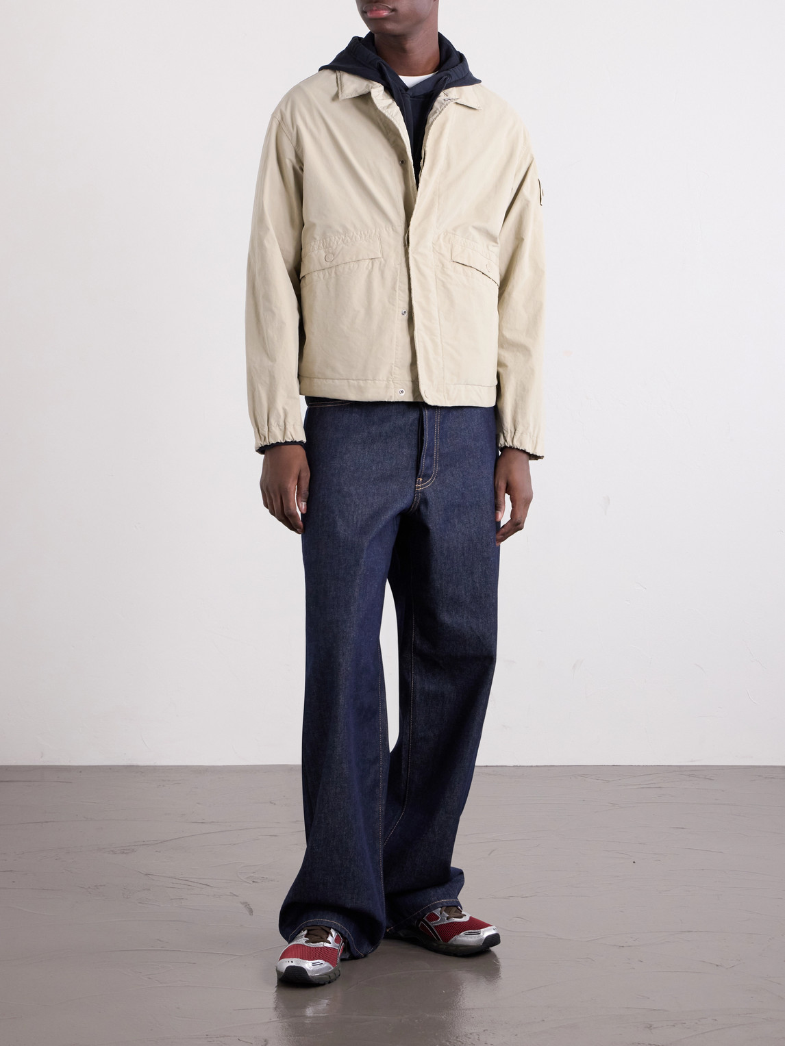Ghost Garment-Dyed David Light-Tc Shell Jacket