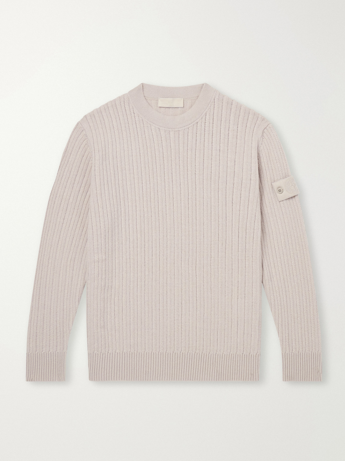 Ghost Ribbed Wool Cashmere Sweater