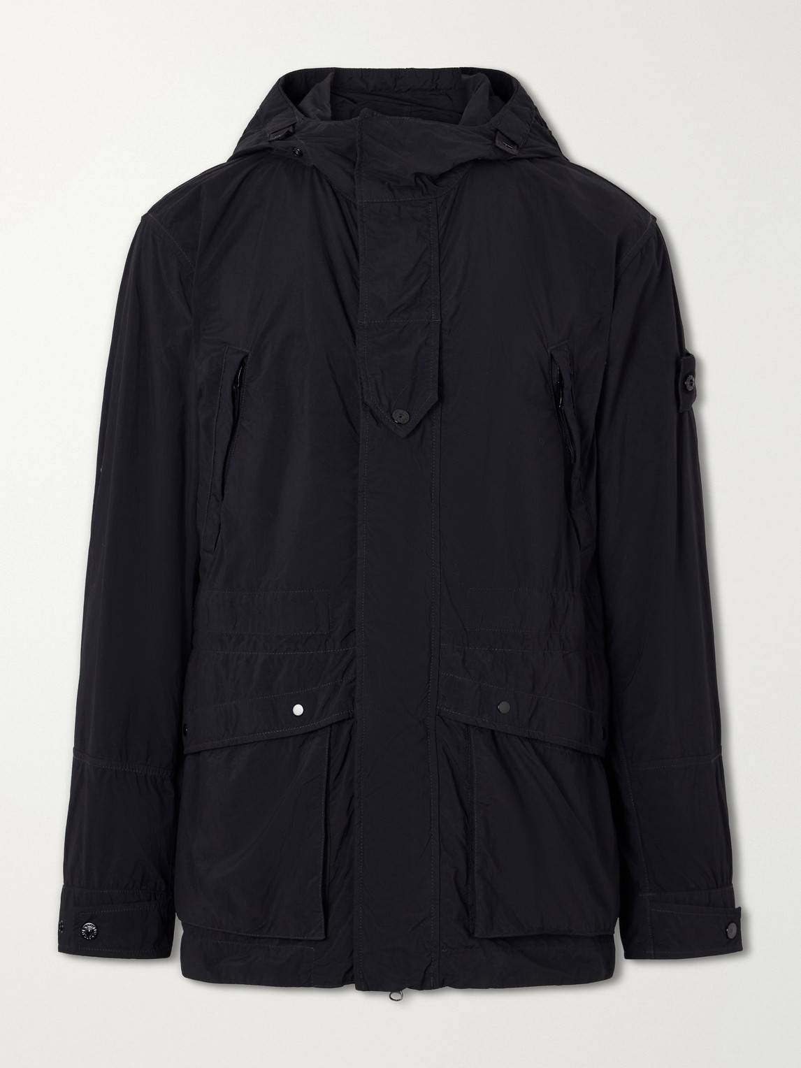 Ghost Garment-Dyed Nylon Smerigliato Hooded Parka