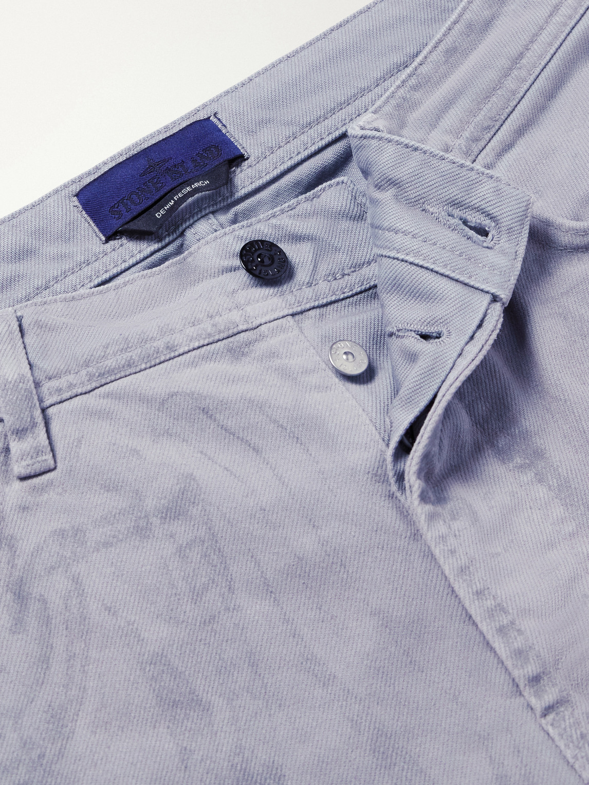 Denim Straight-Leg Corroded Bull Denim-Tc Jeans