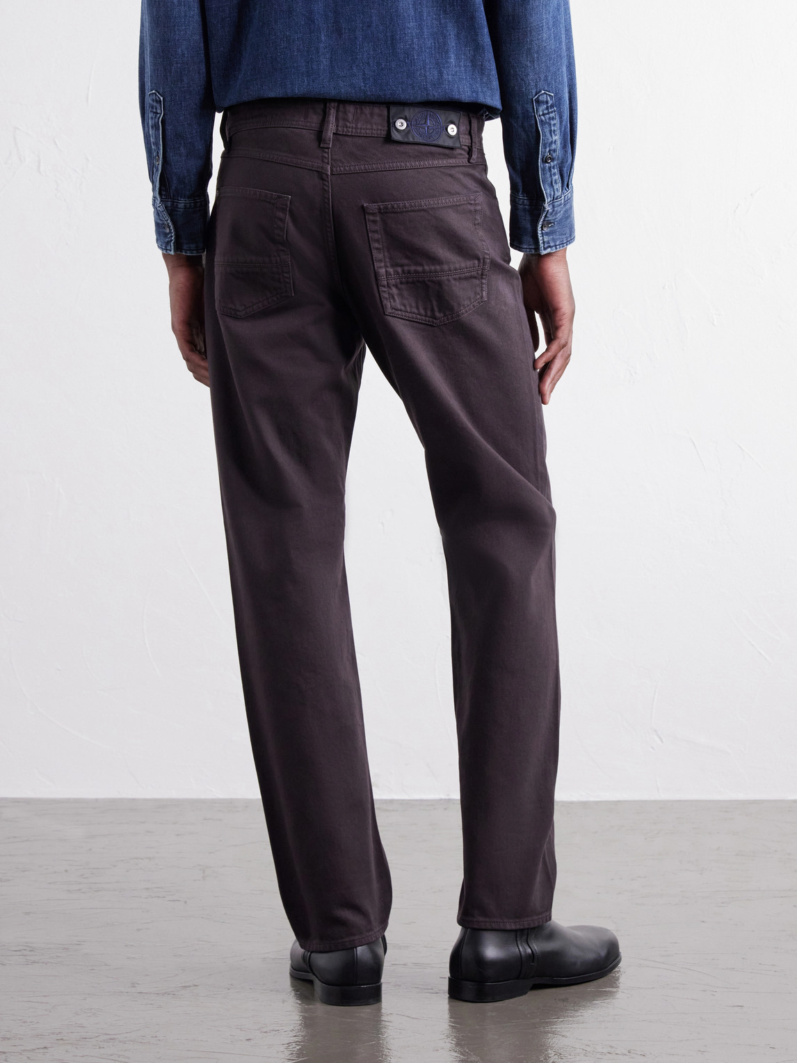 Denim Straight-Leg Regenerative-Cotton Jeans