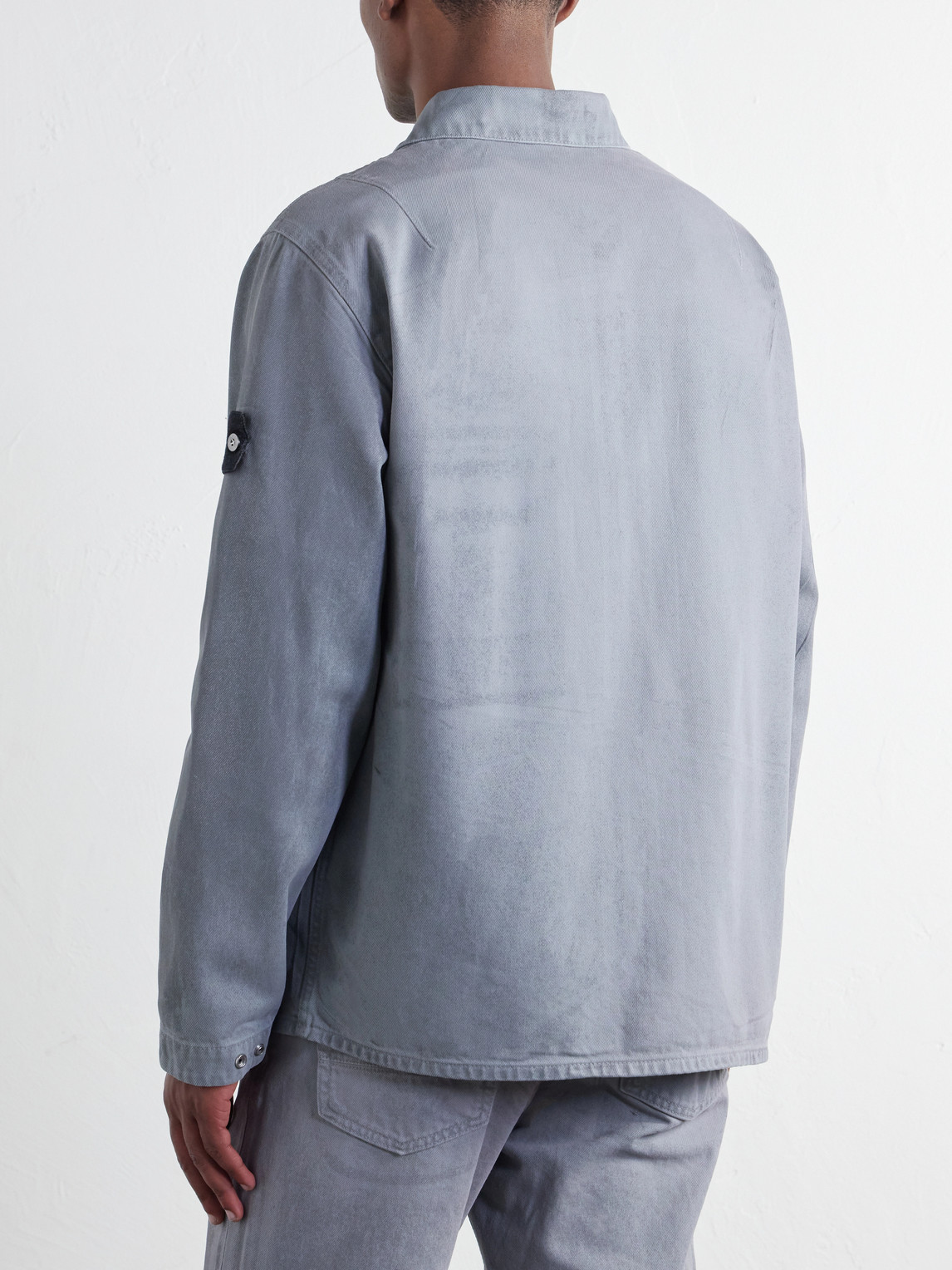 Denim Corroded Bull Denim-Tc Overshirt