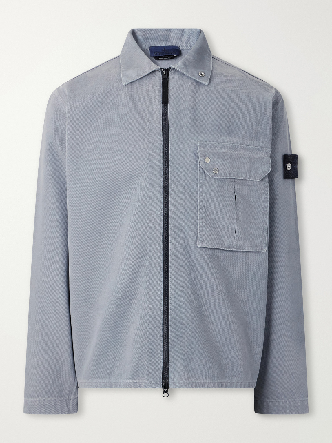 Denim Corroded Bull Denim-Tc Overshirt