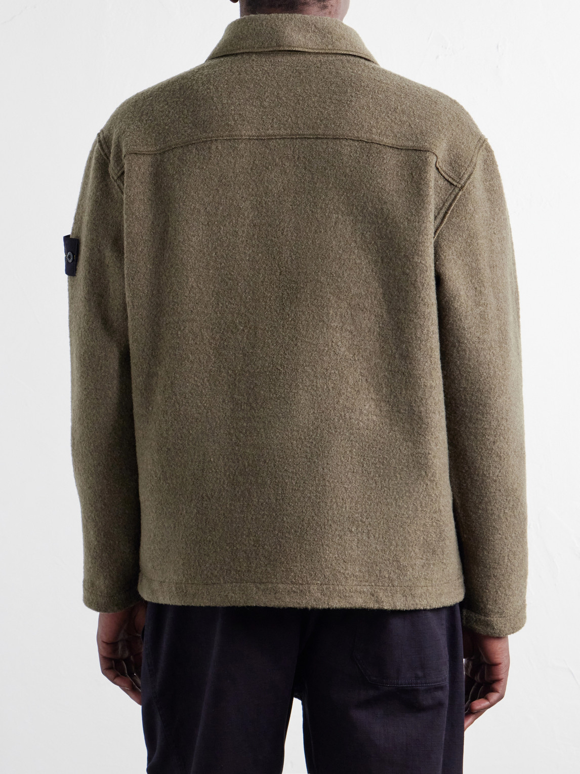 Micro Bouclé Overshirt