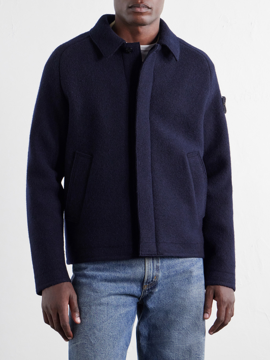 Felted Rws Wool Overshirt