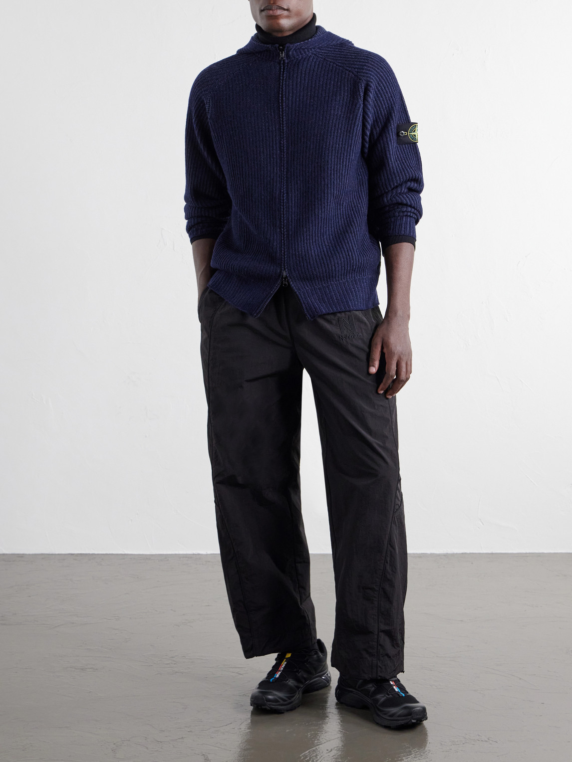 Ribbed Cashmere And Wool-Blend Zip-Up Hoodie