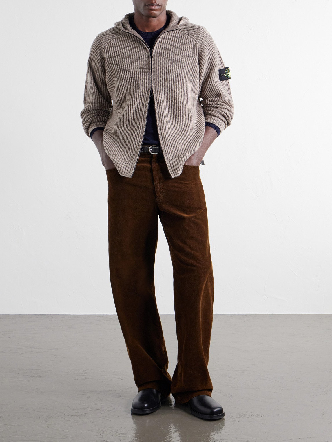 Ribbed Cashmere And Wool-Blend Zip-Up Hoodie