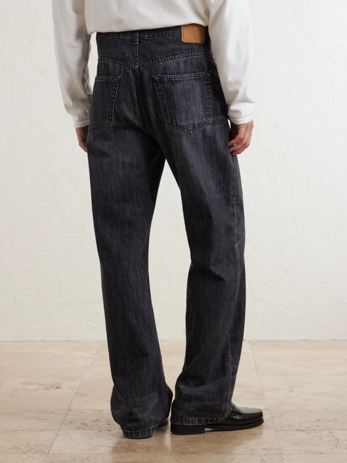 Vega Straight-Leg Recycled Cotton-Blend Jeans
