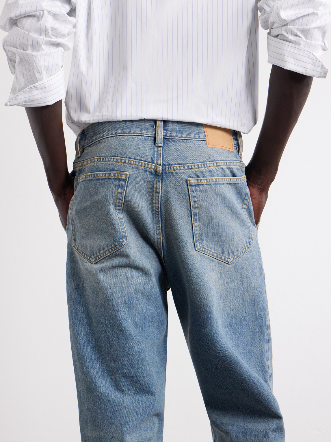 Jeanerica Genua Straight-Leg Mid-Rise Cotton Jeans - Men | Thumbnail 5 Jeanerica Genua Straight-Leg Mid-Rise Cotton Jeans - Men | Thumbnail 5
