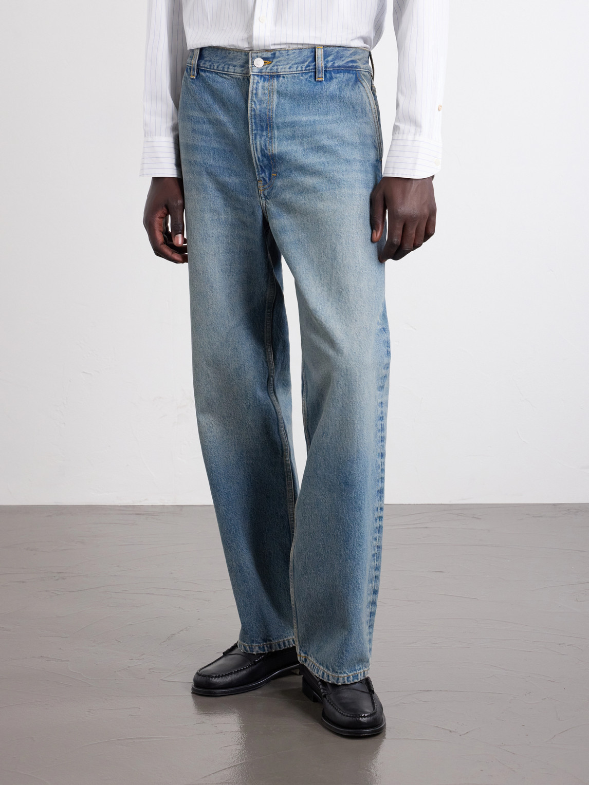 Jeanerica Genua Straight-Leg Mid-Rise Cotton Jeans - Men | Thumbnail 3 Jeanerica Genua Straight-Leg Mid-Rise Cotton Jeans - Men | Thumbnail 3