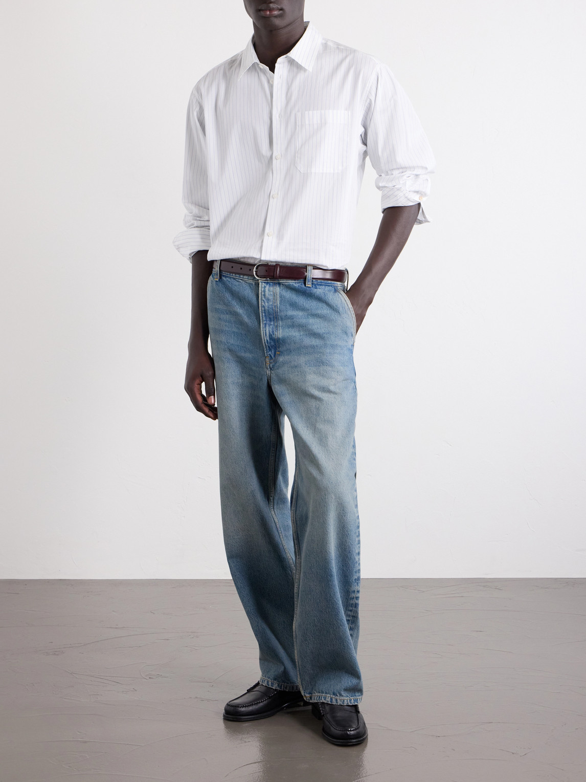 Jeanerica Genua Straight-Leg Mid-Rise Cotton Jeans - Men | Thumbnail 2 Jeanerica Genua Straight-Leg Mid-Rise Cotton Jeans - Men | Thumbnail 2