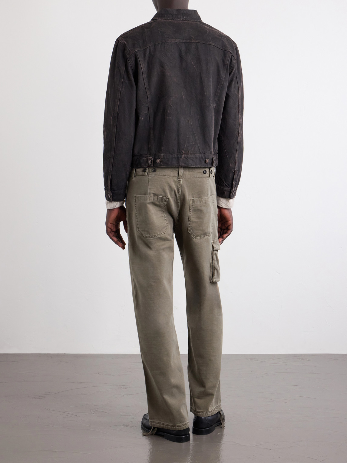 Monti Straight-Leg Cotton-Twill Trousers