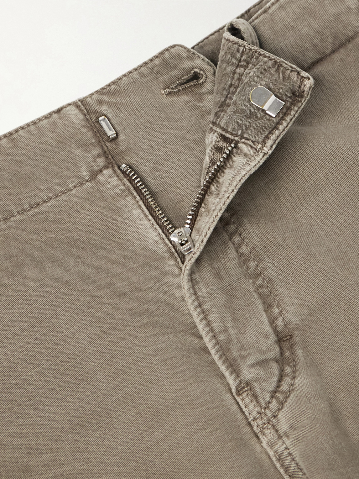 Monti Straight-Leg Cotton-Twill Trousers