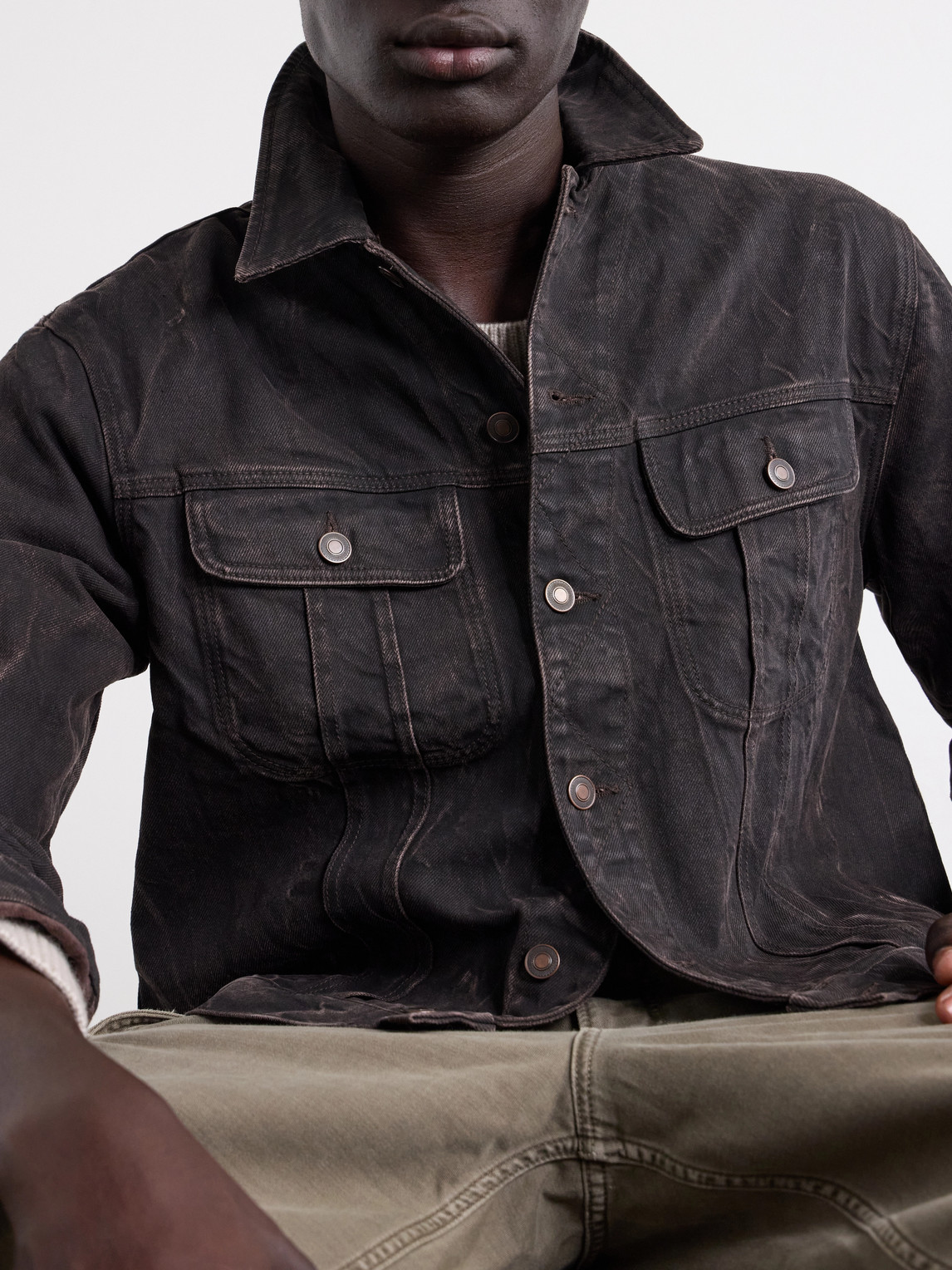 Alex Brown Trucker Cotton-Blend Jacket