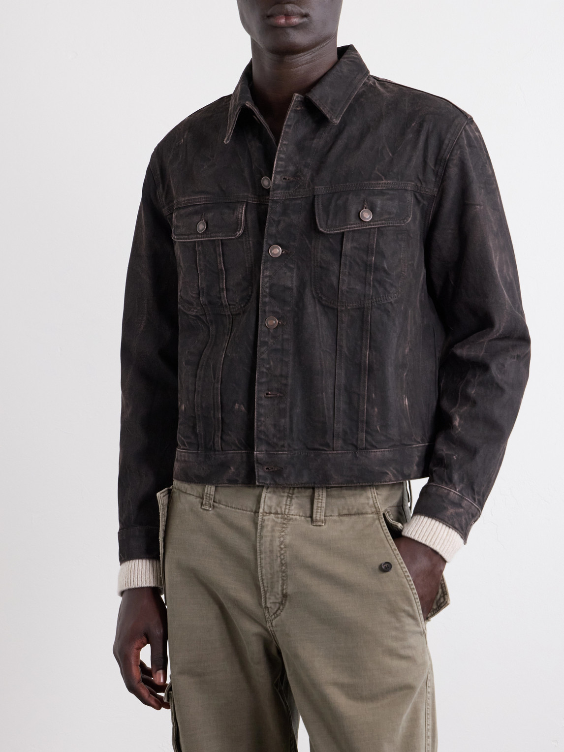 Alex Brown Trucker Cotton-Blend Jacket