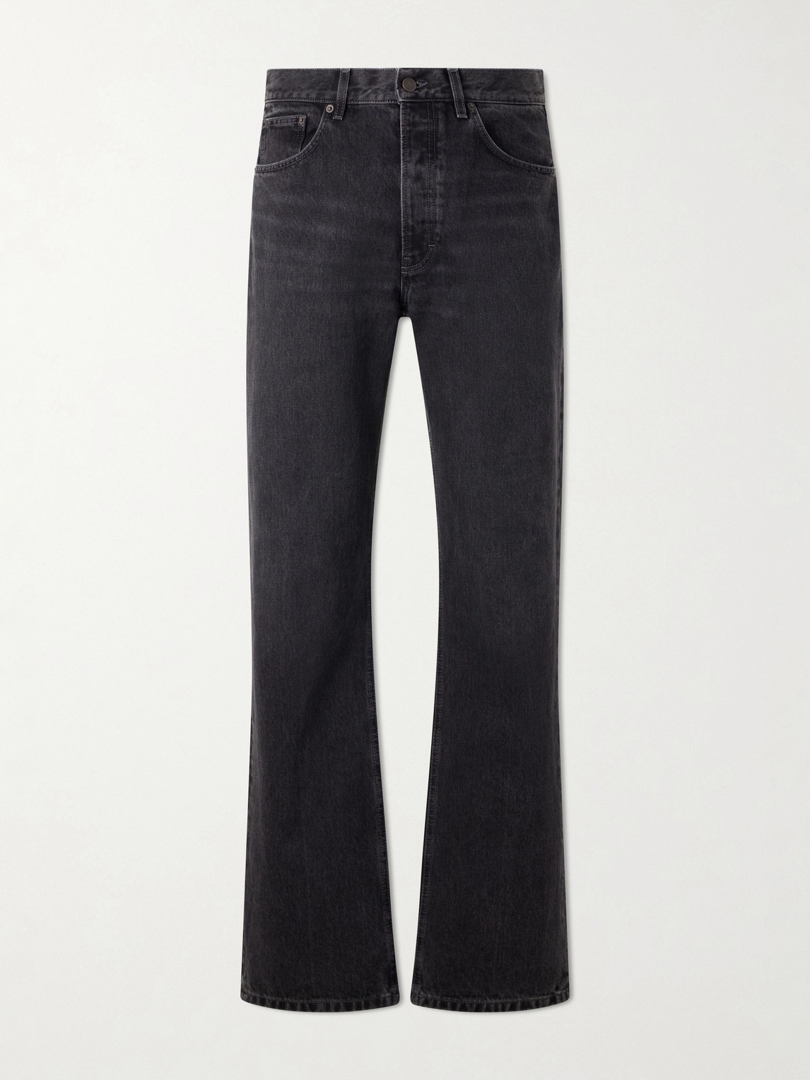 Jeanerica Vega Straight-leg Cotton Jeans In Black