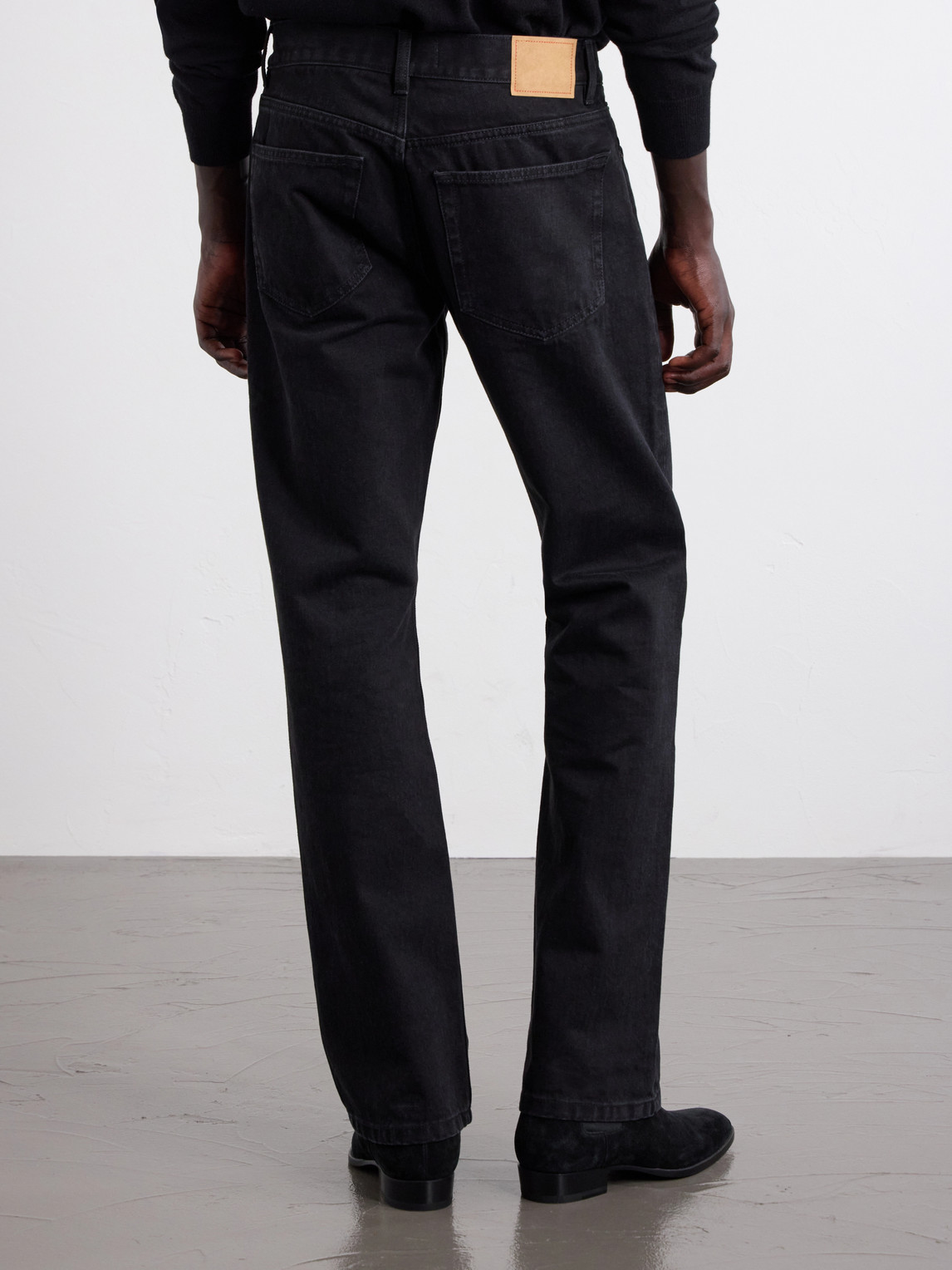 Arrow Straight-Leg Cotton Jeans