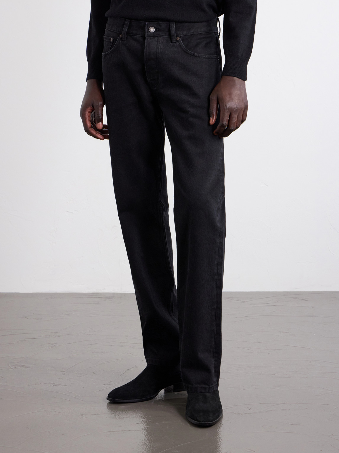 Arrow Straight-Leg Cotton Jeans