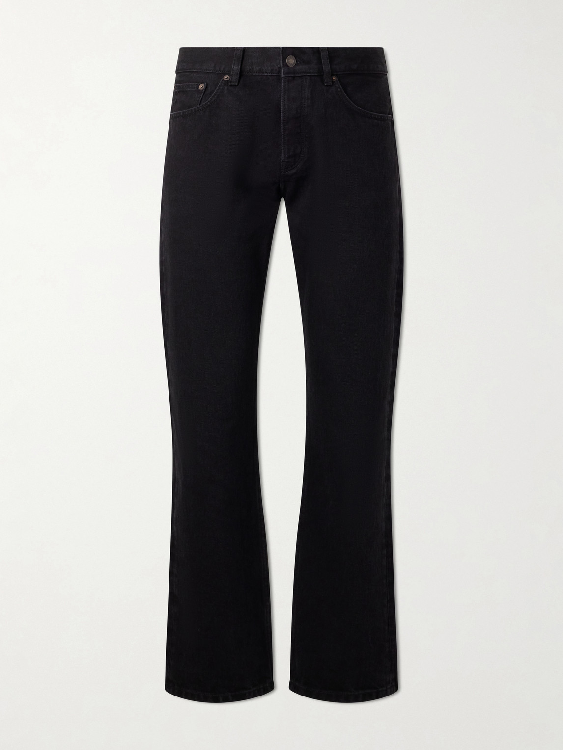 Jeanerica Arrow Straight-leg Cotton Jeans In Black